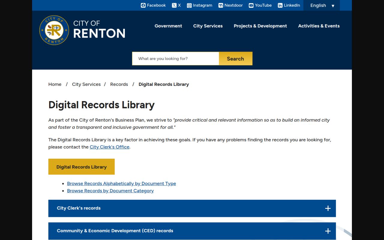 Renton Phone Directory - Renton Digital Records